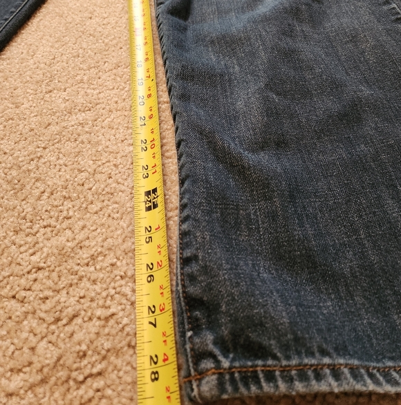 Lucky Brand 181 Relaxed Straight Mid-rise Men's Blue Jeans - Size 38x32 - Picture 7 of 11